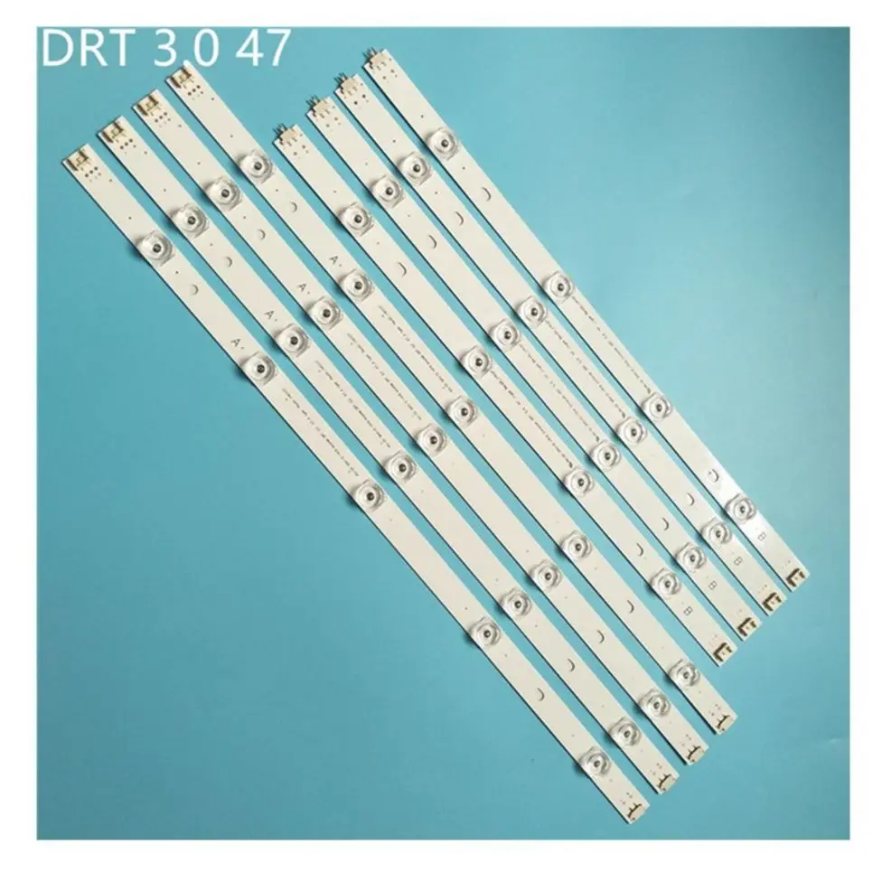 

8 Piece/Set LED Backlight Strip For LG 47LB580V 47LB580B 47LB580N 47LB580U 47LB5800 47 inchs TV Backlight LED Bands Bars Lamps
