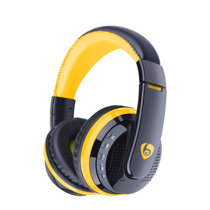 Over Ear Bass Stereo Bluetooth Headphone Wireless Headset Support Micro SD Card Radio Microphone | Электроника