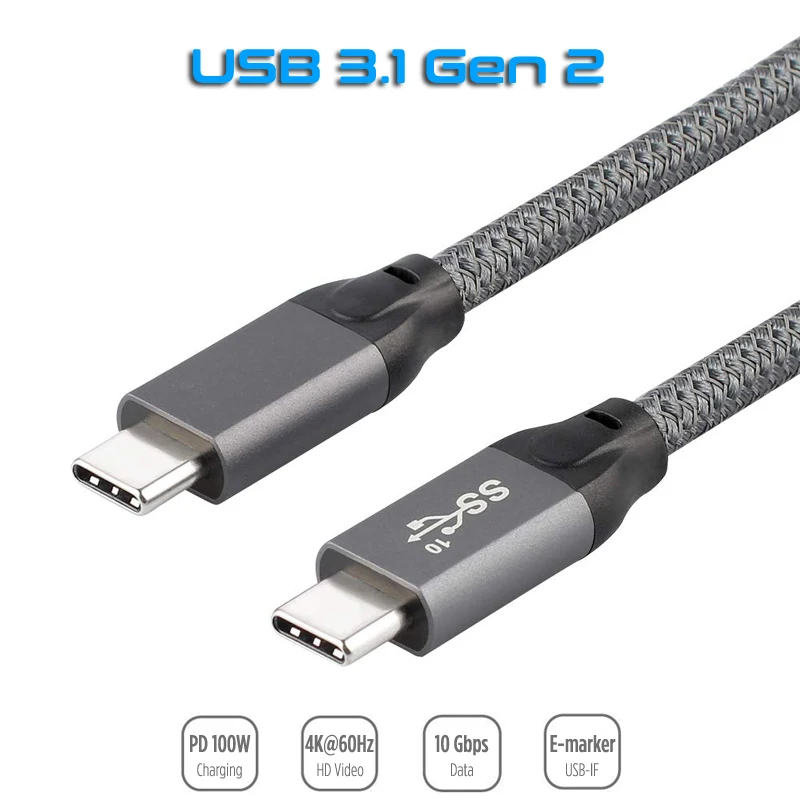 USB кабель Type C с поддержкой быстрой зарядки 5 А 1 м|Кабели передачи данных| |