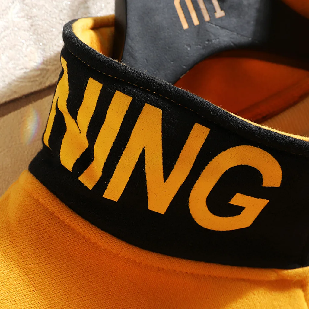 

2019 Men's New Style Casual Fashion Patchwork Stand Long Sleeves Pullover Sweatshirt L0821