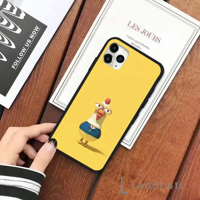 

Cartoon chick funny cute cute Phone Case for iPhone 11 12 pro XS MAX 8 7 6 6S Plus X 5S SE 2020 XR Soft silicone