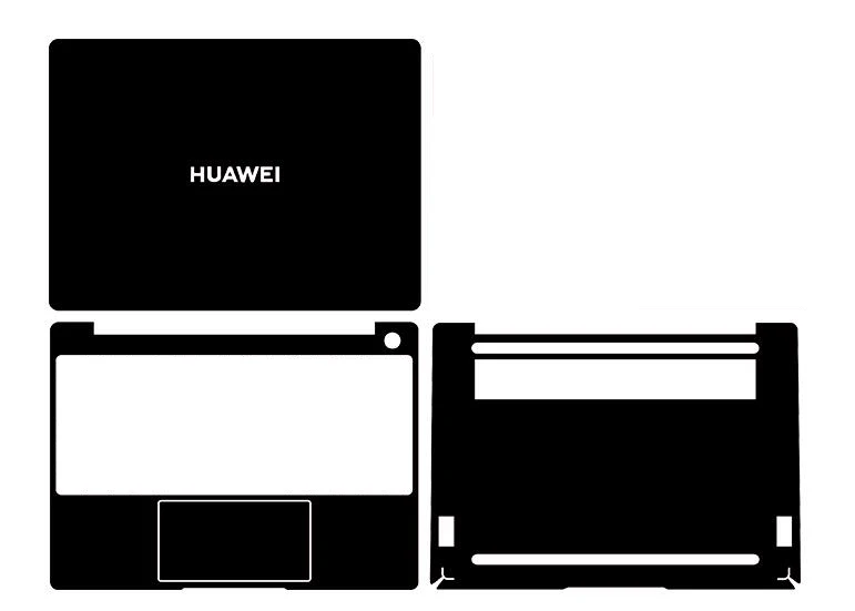 

Special Laptop Transparent Matte/Black Carbon Fiber Vinyl Skin Sticker Cover For HUAWEI Matebook 13S 2021 Version