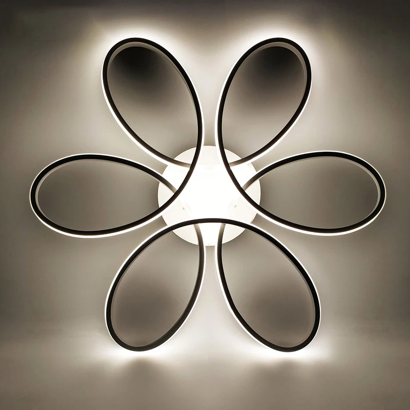 

Modern Led Chandelier Lighting Home App Control Lustre Chandelier Lamp Ac90v-260v Lampadario for Living Room Bedroom Indoor AC