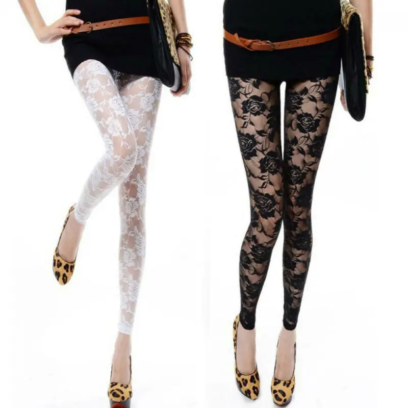 Лидер продаж сексуальные сетчатые леггинсы с цветочным рисунком женские