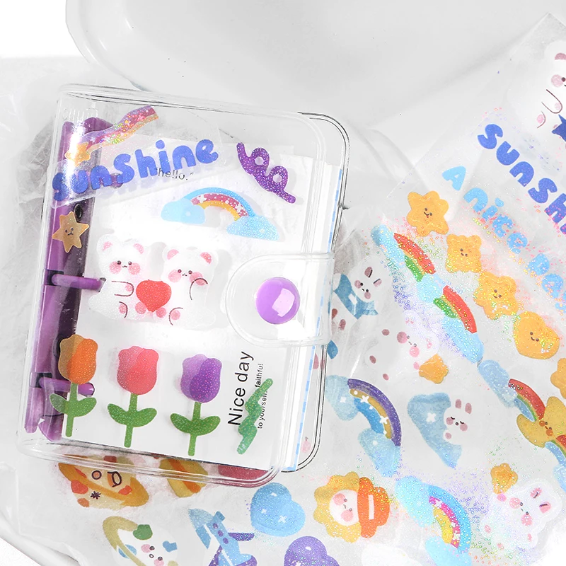 PET лента Водонепроницаемая наклейка с украшениями милые DIY украшения Скрапбукинг