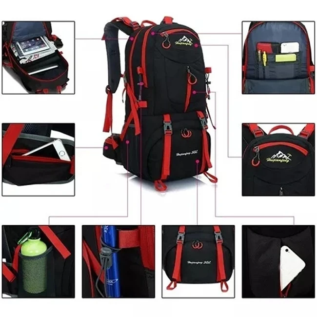 Вместительный дорожный рюкзак унисекс водонепроницаемые уличные женские и