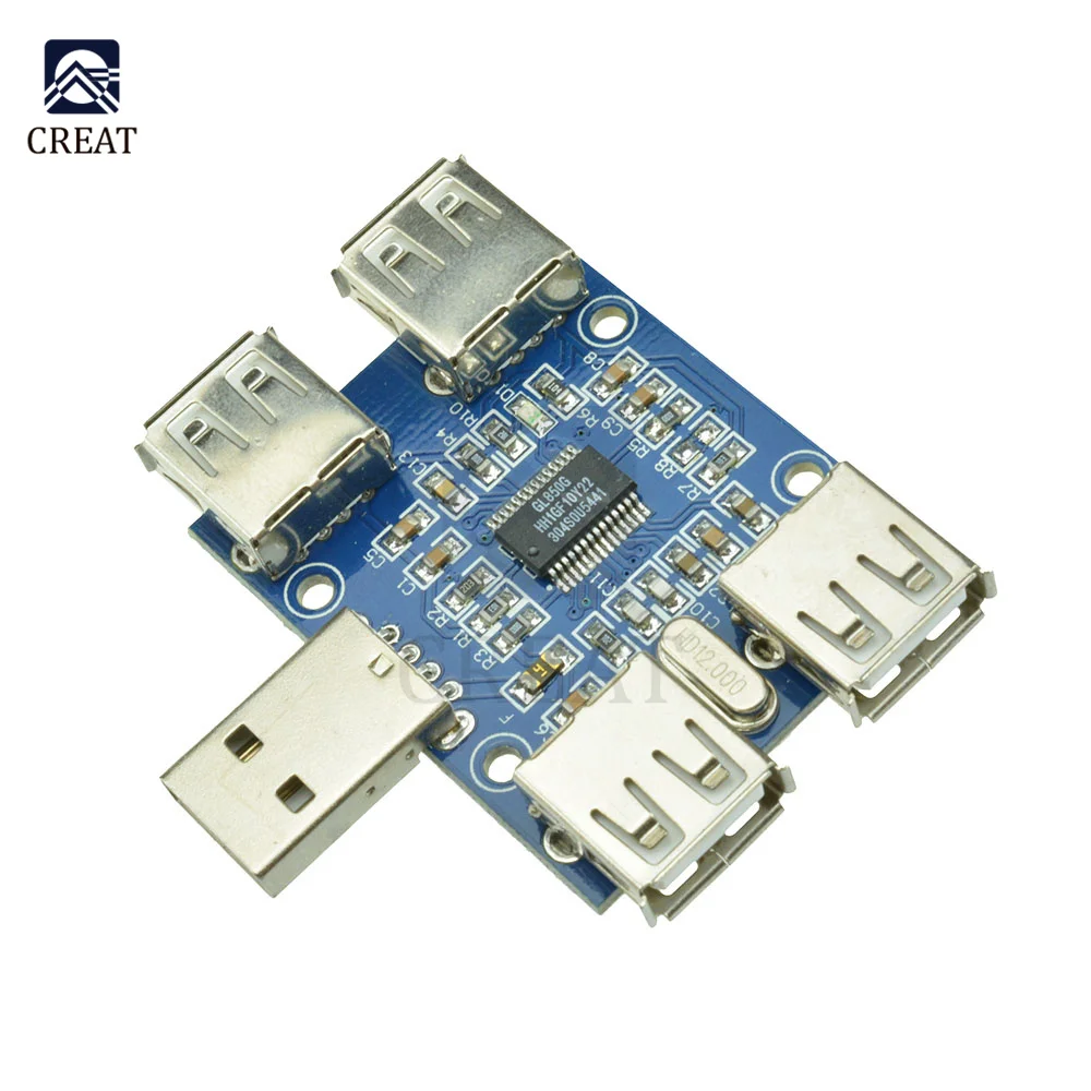 USB-концентратор DC 5 В 4 разъема | Электронные компоненты и принадлежности