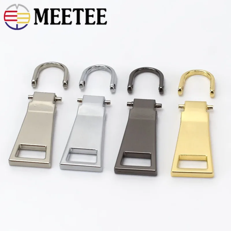 Съемные Металлические съемники Meetee 5 шт. для 8 #10 #15 # съемные слайдеры на молнии