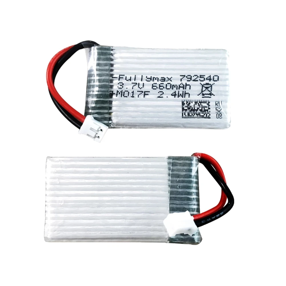 4pcs/lot 3.7V 660mAh 25C Li-Po Battery Rechargeable PH2.0 Connector JST Plug for Radiolink F121/F110S Drone Parts | Игрушки и хобби