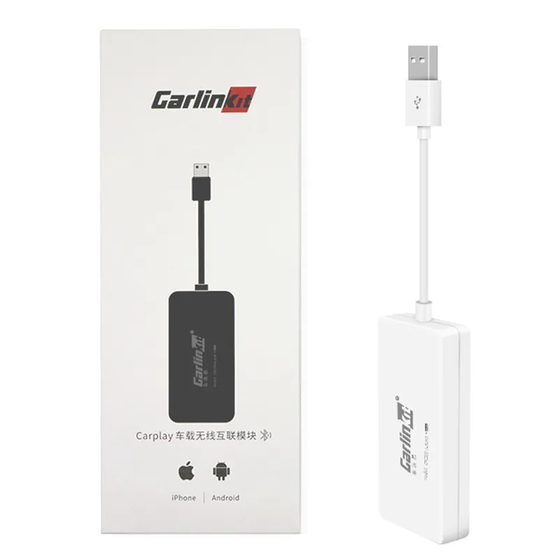 Carlinkit беспроводной Carplay Smart Link Apple CarPlay донгл для Android навигационный плеер Mini USB с