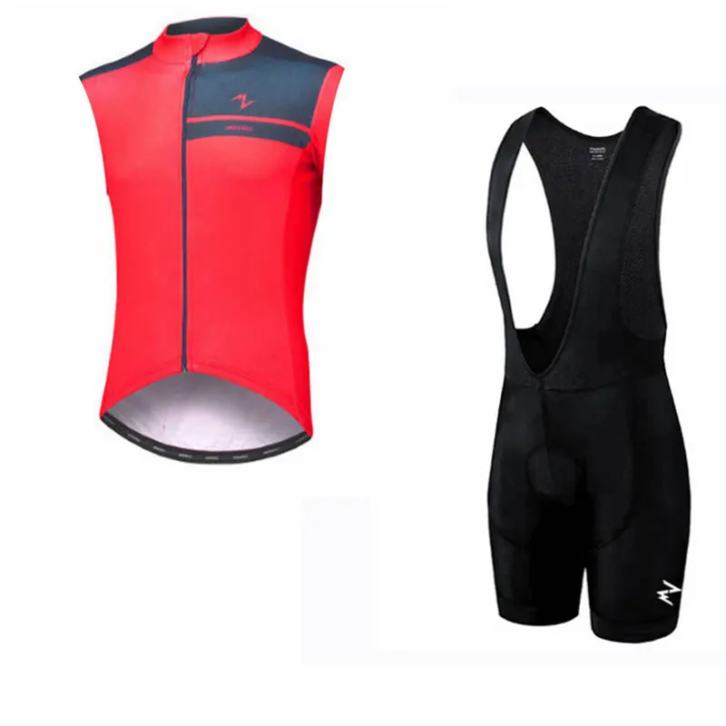 

Morvelo team Cycling Sleeveless jersey Vest bib shorts sets men summer Outdoor Quick Dry Mountain bike high quality 121511