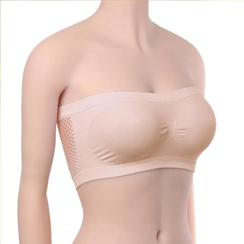 

Women's Strapless Wireless Bralet Bandeau Crop Top Padded Sexy Bra Push Up Seamless Bras Women Bralette Lingerie Underwear Spot