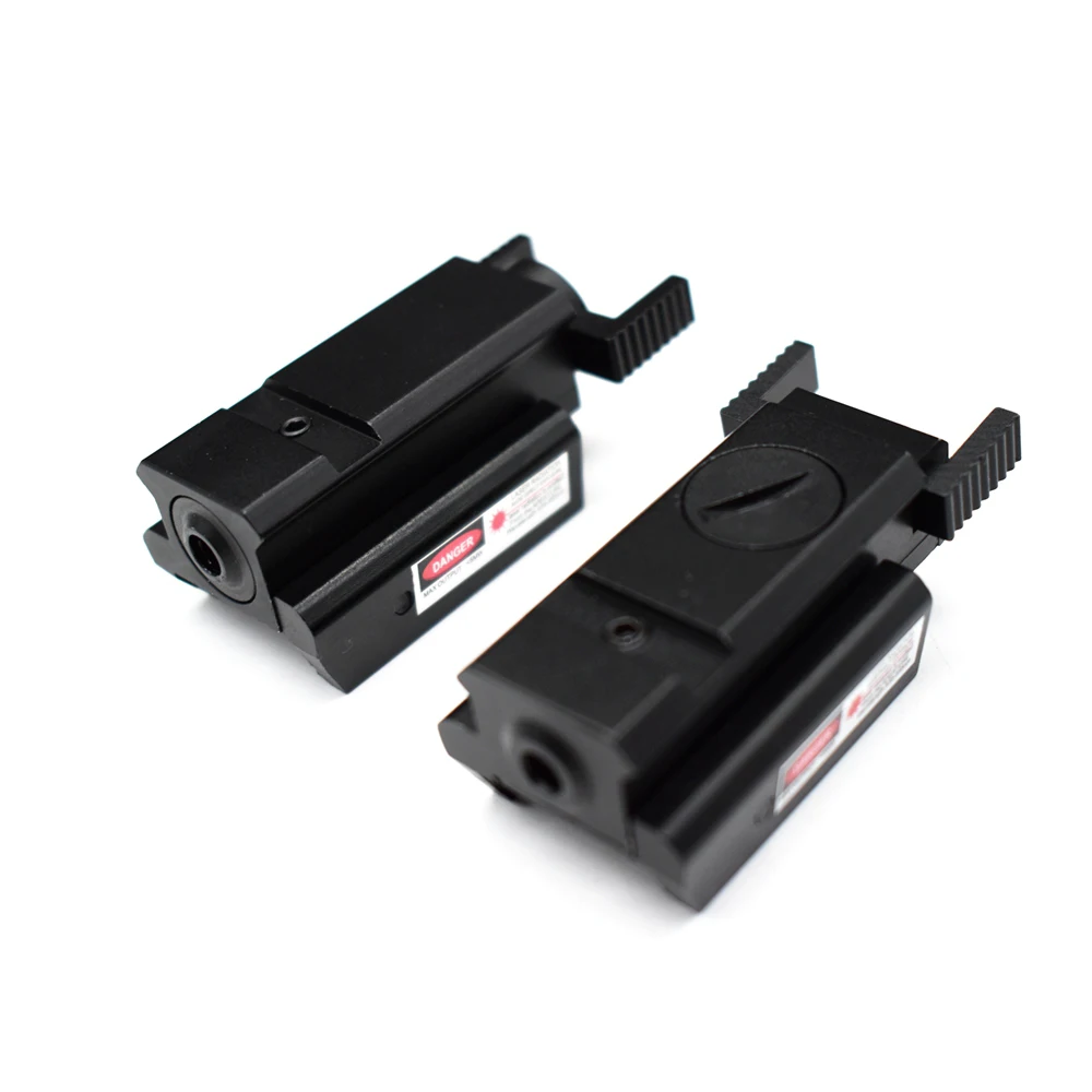 Тактический лазерный мини прицел с красной точкой 11/ 20 мм рельсовое крепление для