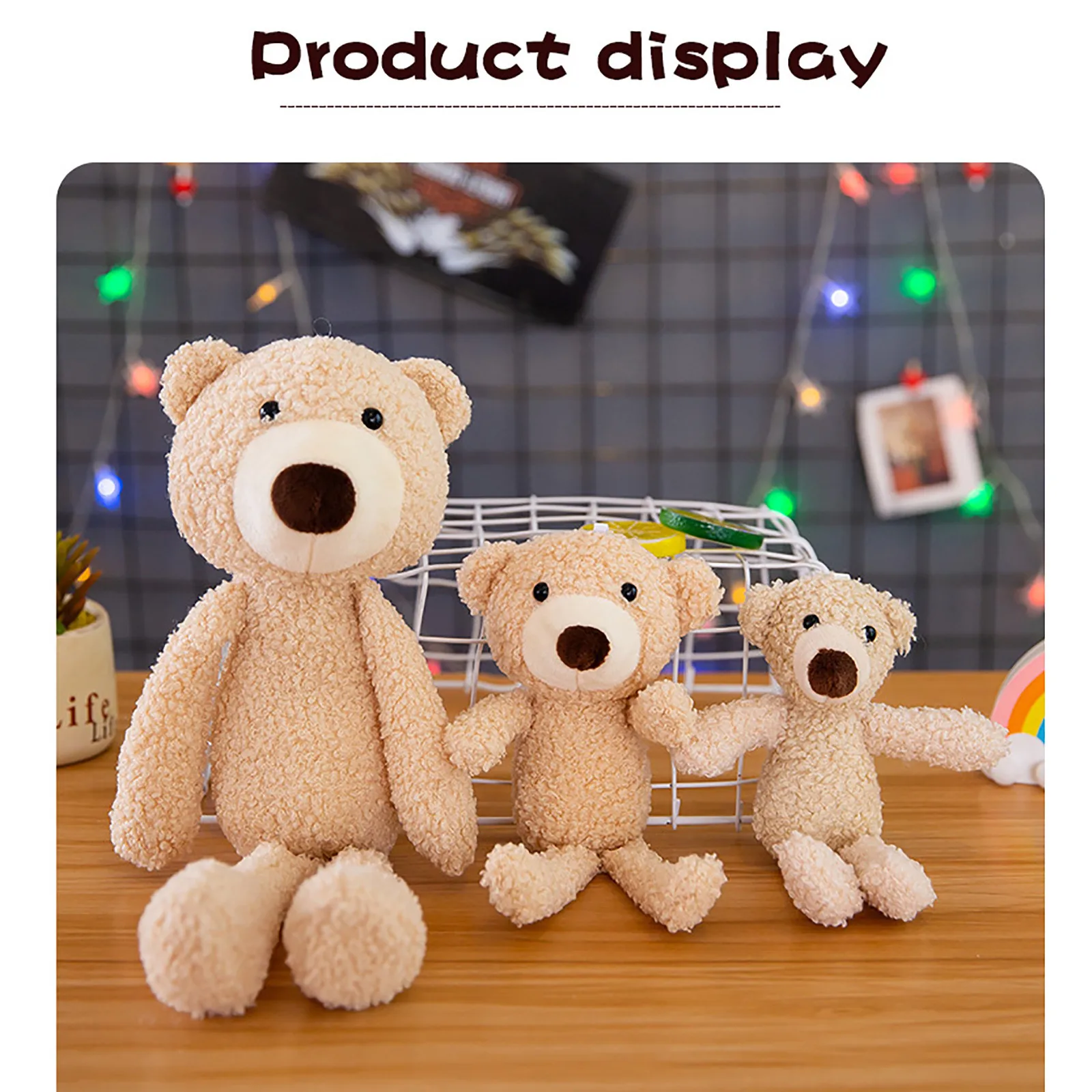 

Cute Animal Plush Toy Cute Skin-Friendly Doll Vacuum Adsorption Packaging