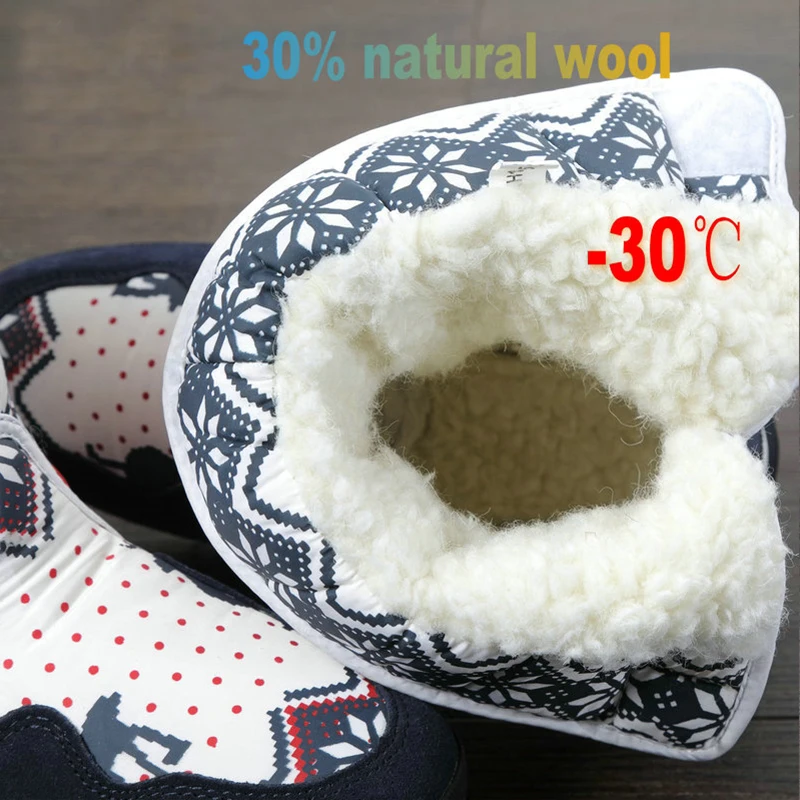 Женские зимние ботинки женская теплая обувь сапоги 30% Натуральная шерсть стельки