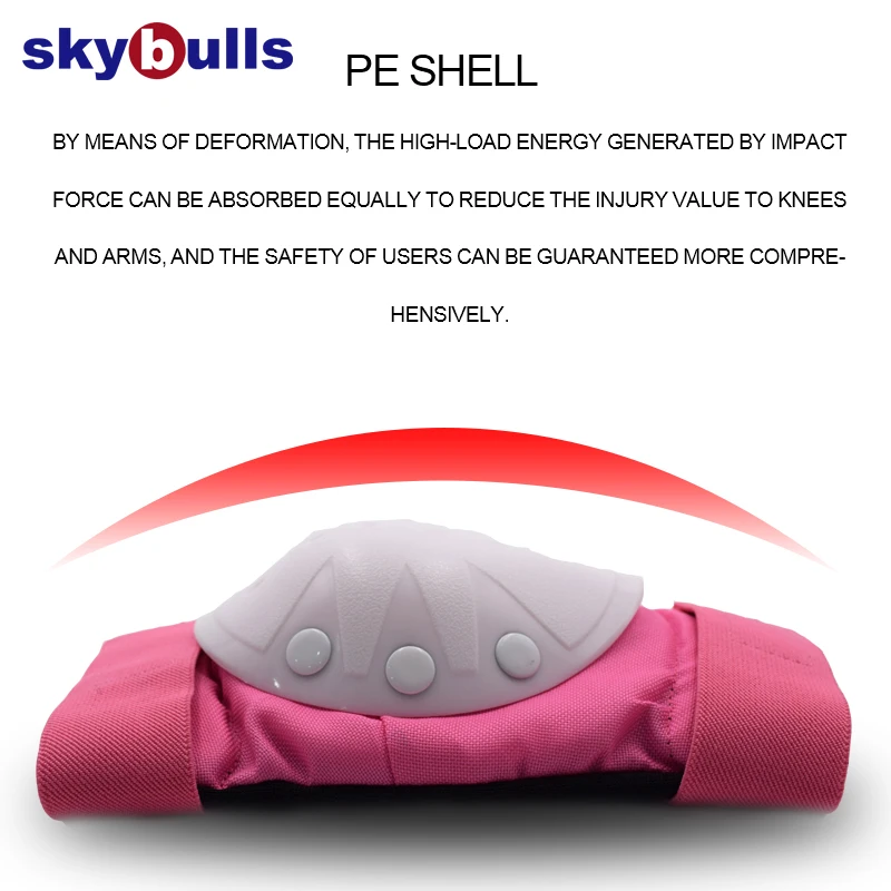 Skybulls 6 шт./компл. катание защитное Шестерни налокотники велосипед скейтборд защитные наколенники, способный преодолевать Броды для взрослых защита безопасности