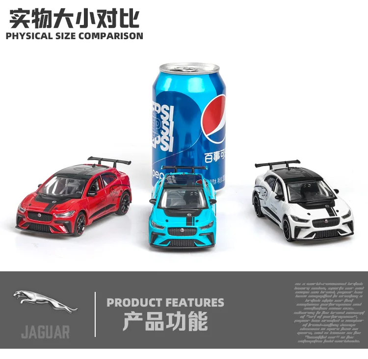 1:36 игрушечный автомобиль JAGUAR I-PACE металлическая игрушка сплав автомобильные Diecasts& Toy транспортные средства модель автомобиля Миниатюрная модель автомобиль игрушки для детей