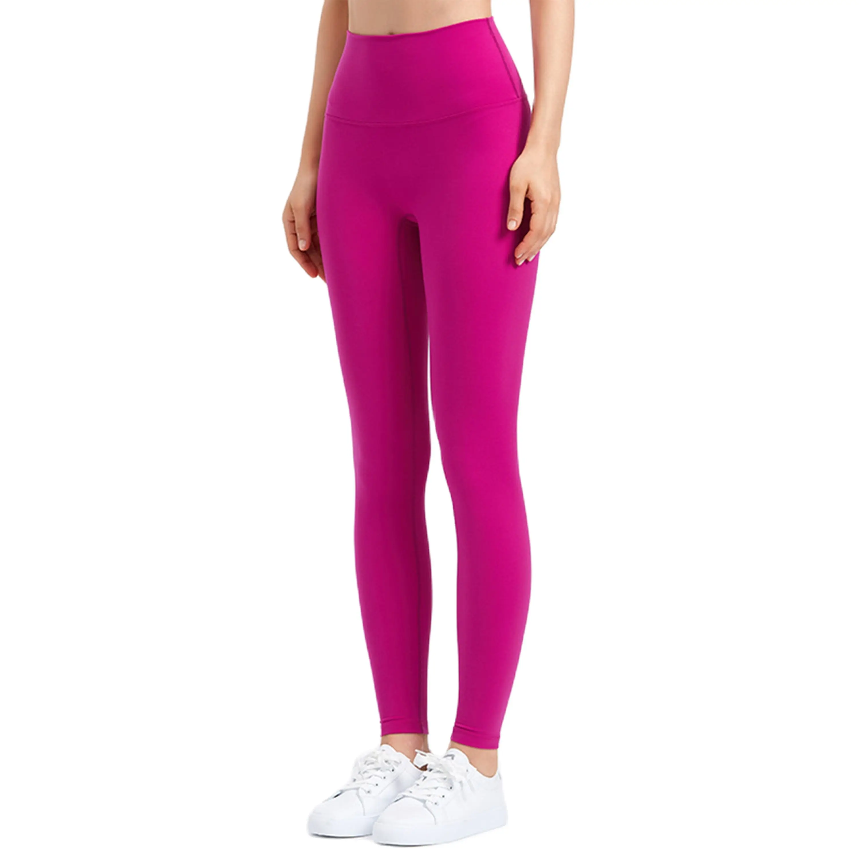 Quality Sport Leggings Women Fintess Tight High Waist Yoga Pant Buttery Soft Gym Clothe 100% Squat Proof Compression Athletic