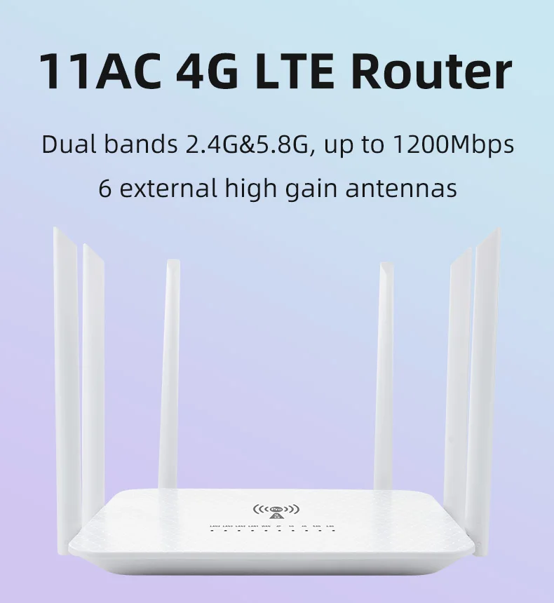 LT260 2, 4G 5, 8G 1200 / CAT6 32 Wi-Fi   32  4G   Wi-Fi   RJ45 WAN LAN   4G SIM- Wi-Fi