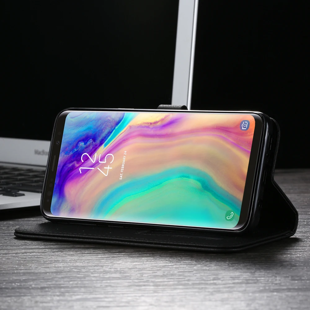 LLZ. COQUE Флип Бумажник чехол для телефона для samsung Galaxy S9 Plus S10 Note 8 9 винтажный кожаный противоударный чехол для samsung S8 S7 Edge