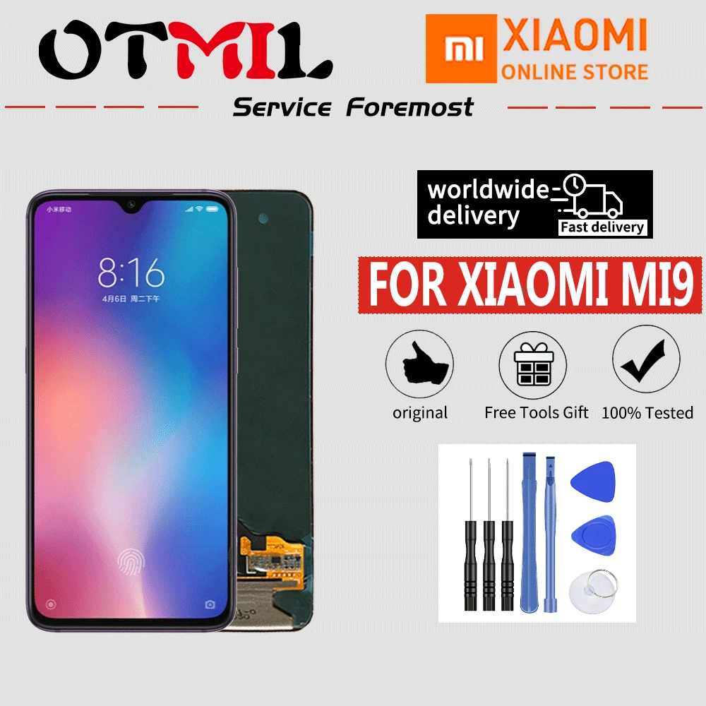 6,3" для Xiaomi Mi 9 ЖК-дисплей сенсорный экран дигитайзер для Xiaomi Mi 9 SE ЖК-дисплей для Xiaomi Mi 9 SE дисплей