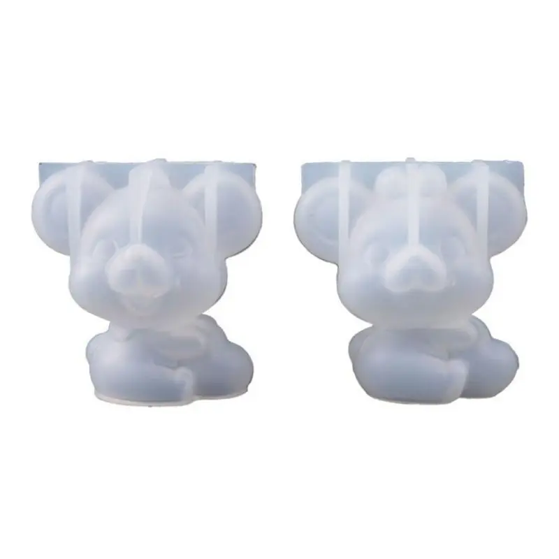 

Silicone Fortune Mouse Mold Decor Epoxy Resin Jewelry Making Mould DIY Handmade L4ME