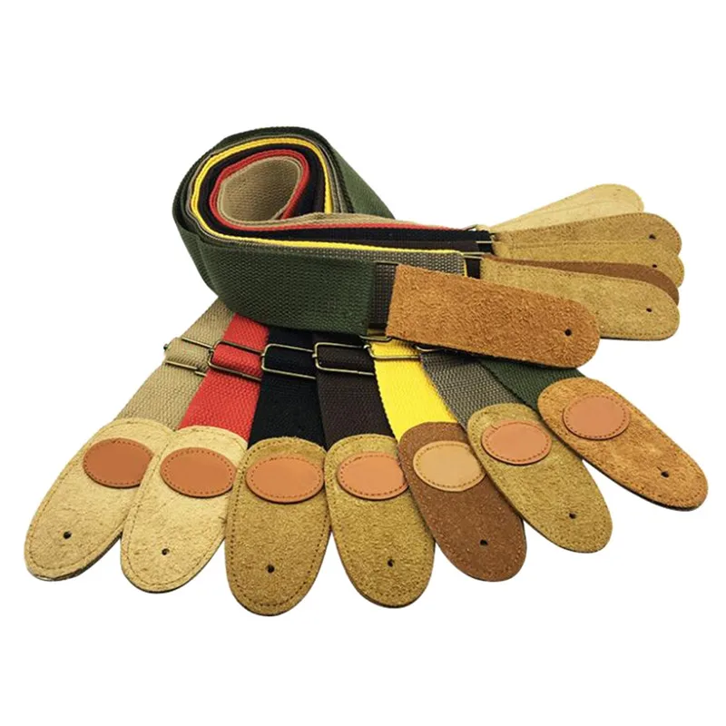 

Shoulder Soft Buckles Cotton And Linen Adjustable Ukulele Strap Solid Guitar Part Anti Pull Retro Portable Durable Belt