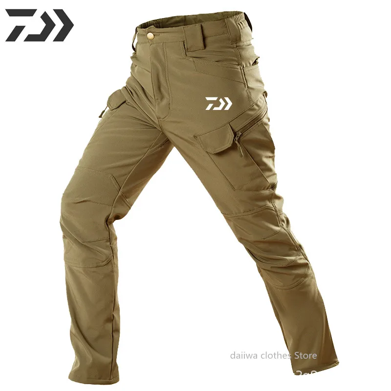 2022 New Daiwa Fishing Pants Waterproof Quick Dry Clothing Outdoor Multi-Pocket Supreme Trousers Men's Wear | Спорт и