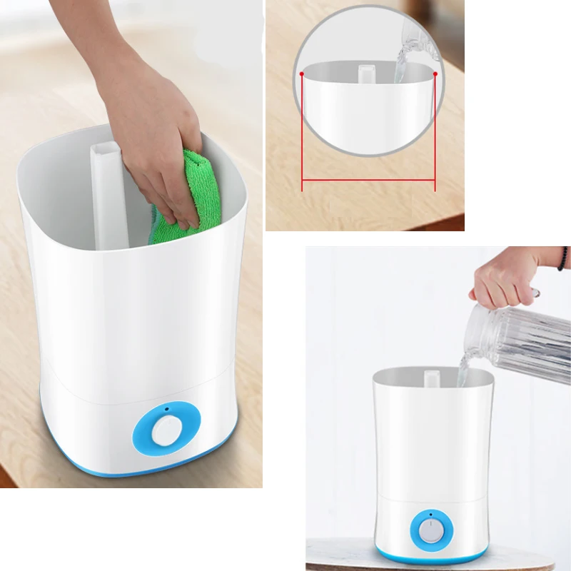 Увлажнитель воздуха 4 л обслуживаемая площадь 40 кв.м|Увлажнители воздуха| |