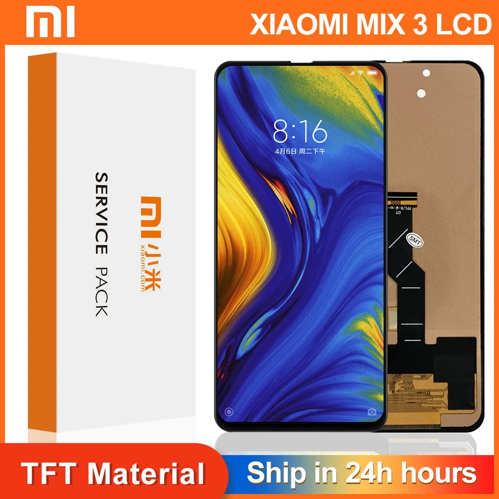 6 39 &quotдля Xiaomi Mi Mix 3 ЖК дисплей сенсорный экран дигитайзер сборка mi Mix3 Замена MiMix3