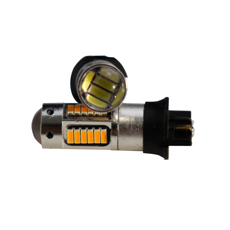 2 шт. PW24W PWY24W Янтарный ксенон белый 30 SMD 4014 светильник поворота s светодиодный ные