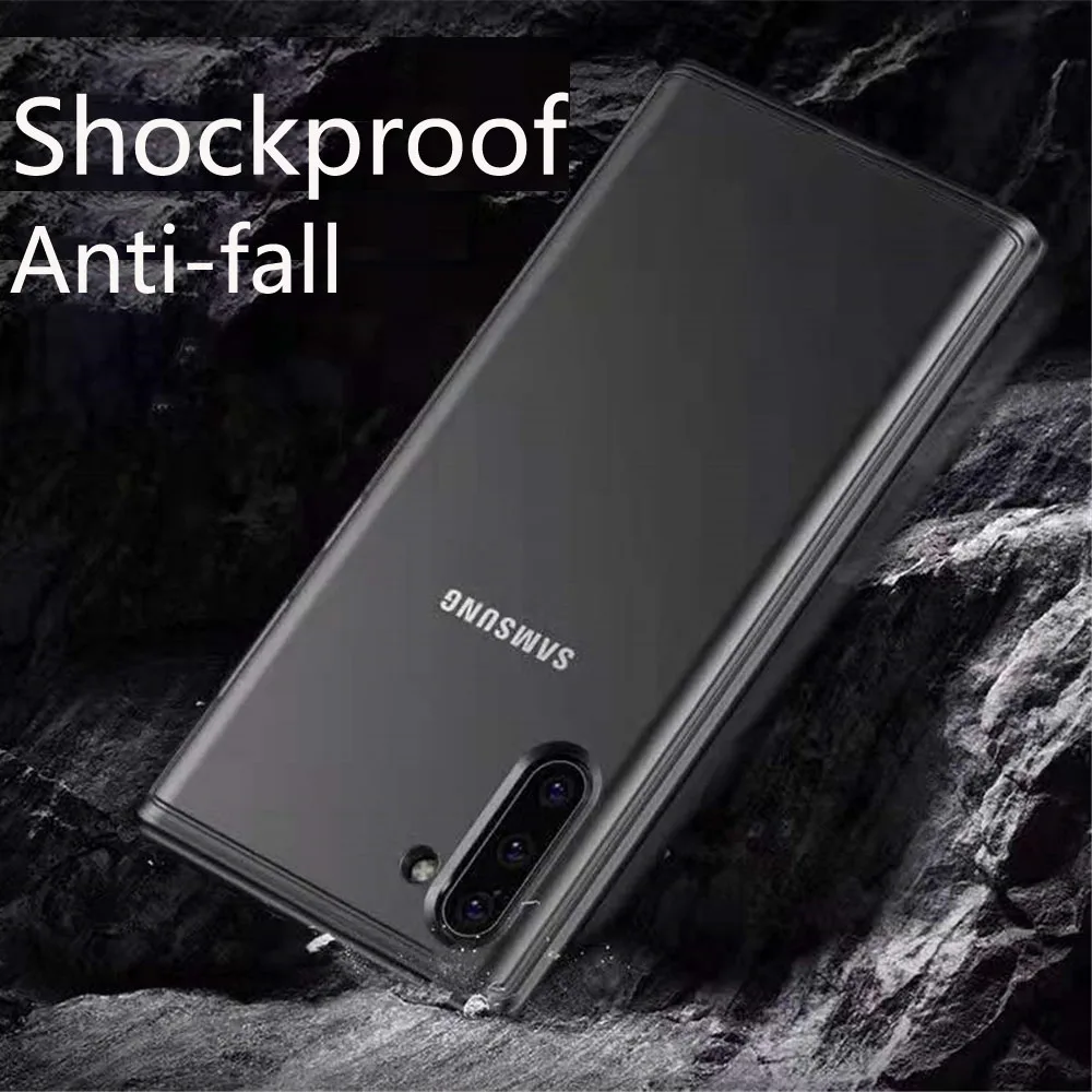 Чехол для телефона samsung Galaxy Note 10 чехол Pro Plus 5G Роскошный Матовый Мягкий
