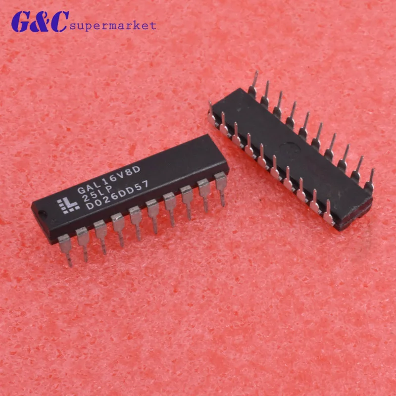 5 шт./лот GAL16V8D 25QPI 25QP 25 GAL16V8 DIP20 в наличии|Интегральные схемы| |