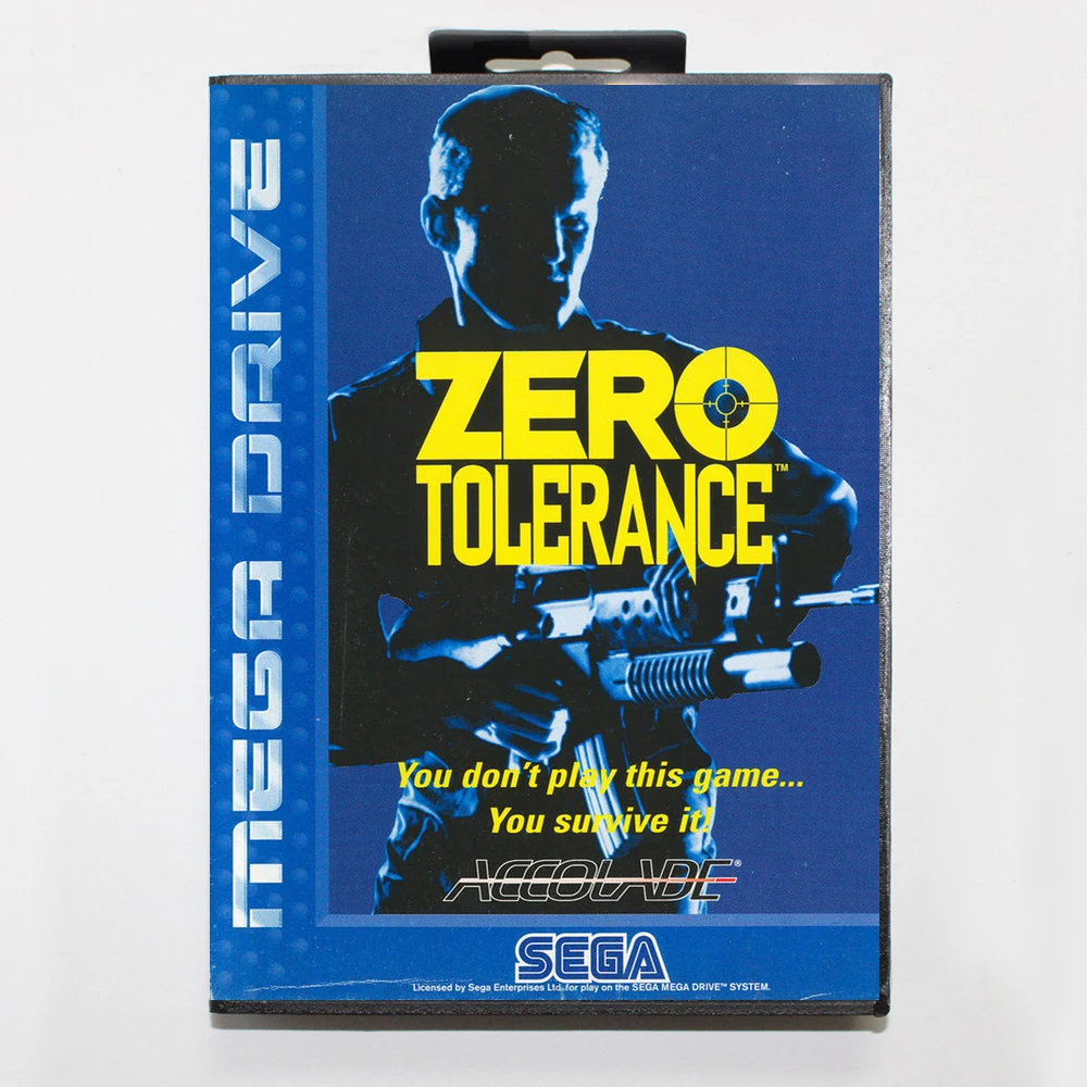 

Игровая карта Zero Torlerance 16bit MD для Sega Mega Drive/ Genesis с розничной коробкой