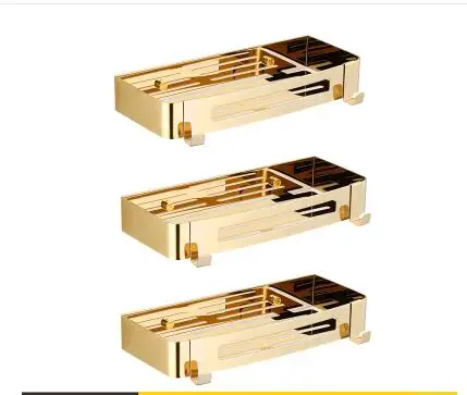 Настенная угловая полка Tuqiu для ванной комнаты