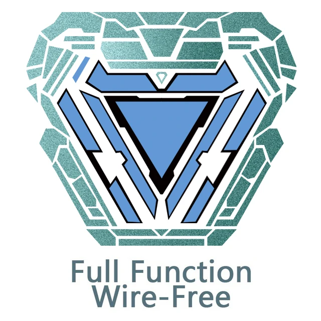Full Function WF Железный человек светодиодный светильник акустическое управление o-образным вырезом с короткими рукавами футболки звуковая активация рубашки для вечерние - Цвет: Full Function WF