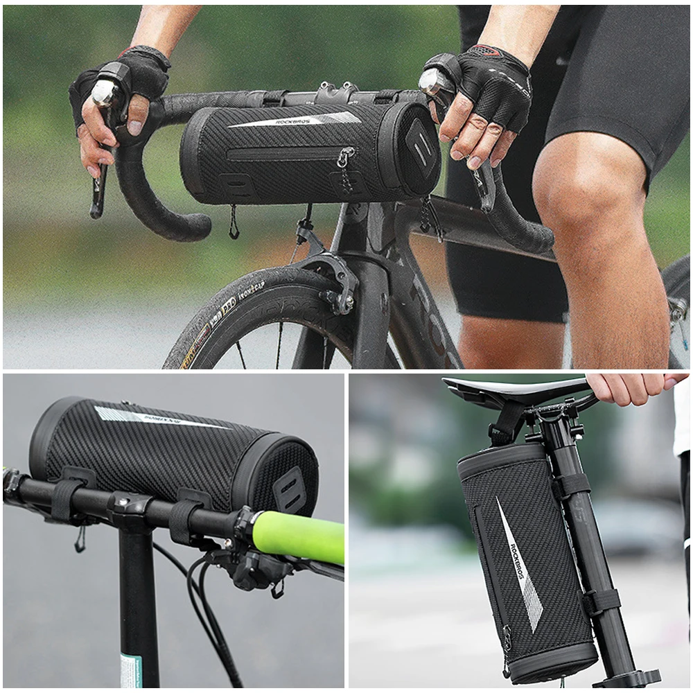 

Waterproof Cycling Front Storage Bag Bicycle Mobile Phone Holder Front Frame Top Tube Pouch Multifunctional Saddle Bag