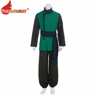 costumebuy avatar the last airbender cabbage merchant costume with belt hat adult men halloween carnival cosplay custom made