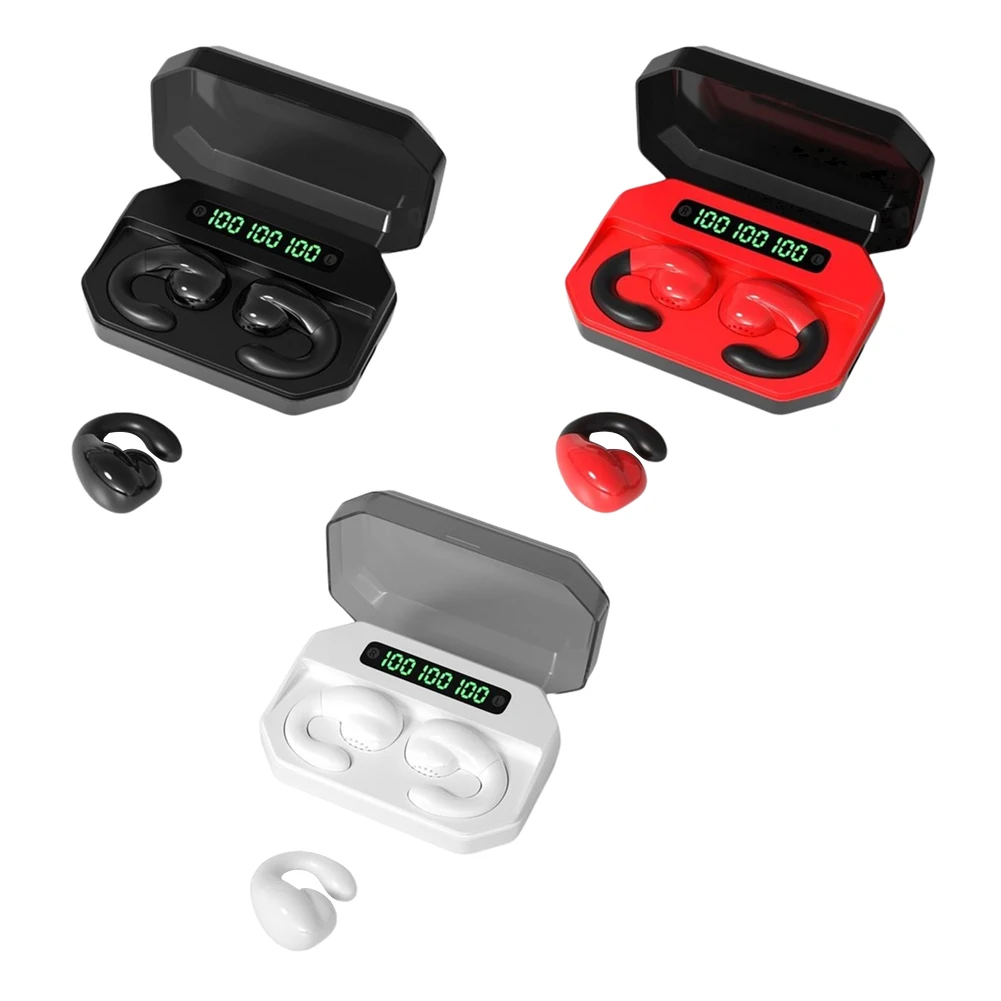 

TWS Bluetooth 5.1 Earphones 1800mAh Charging Box Wireless Headphone 9D Stereo Sports Waterproof Earbuds Headsets With Microphone