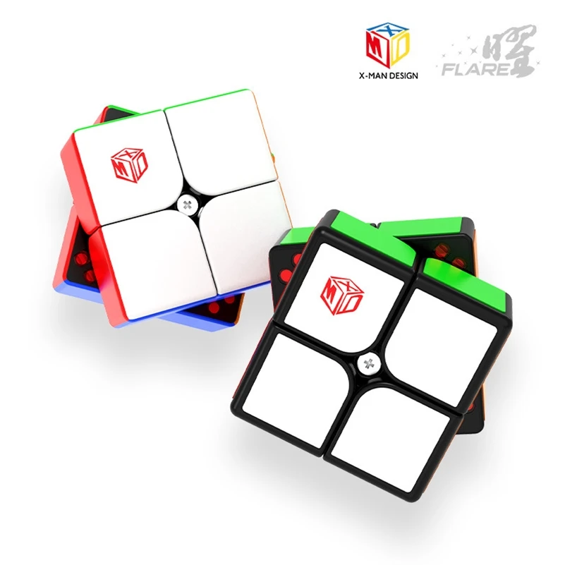 

Qiyi Xman Flare 2x2x2 Magnetic Magic Cube Stickerless Mofangge 2x2Toys Twisty Speed Qiyi MS Magnetic 2x2 Cubos Puzzle Cube