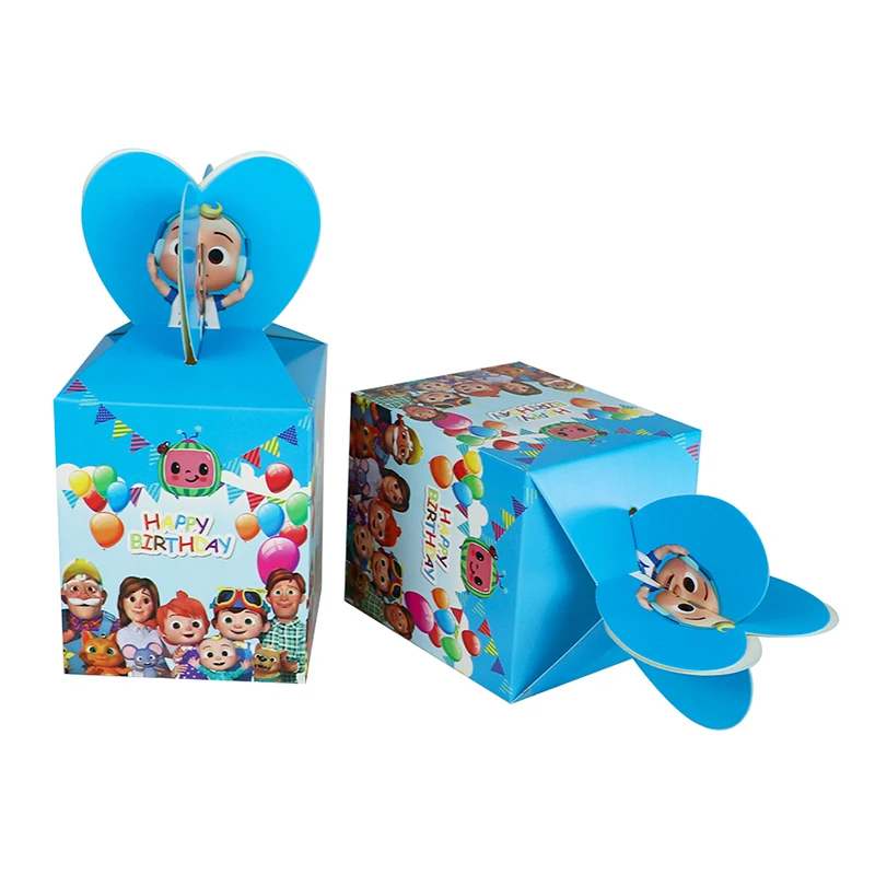 30 шт./упак. коробки конфет Cocomelon аксессуары для вечеринки дня рождения вечеринок
