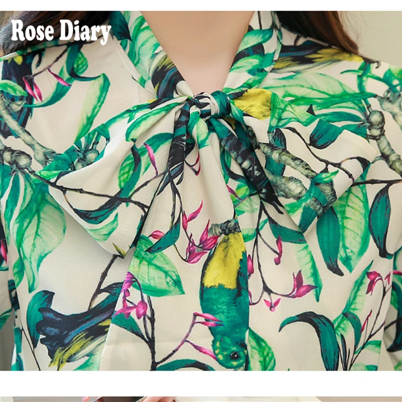 

Summer blouse for women 2021 plus size women tops print chiffon blouse women short sleeve shirts womens tops bow blouses
