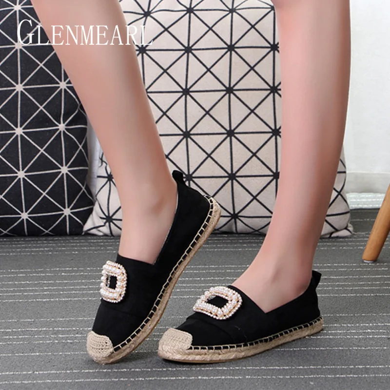 Женские лоферы Обувь в рыбацком стиле Женская обувь на плоской подошве с