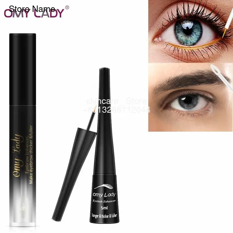 

OMY LADY Eyebrow Enhancer Serum Eyelash Growth Essence Natural Nourish Eyelash Enhancer Serum Kit Long Thick Lashes Set Nourish