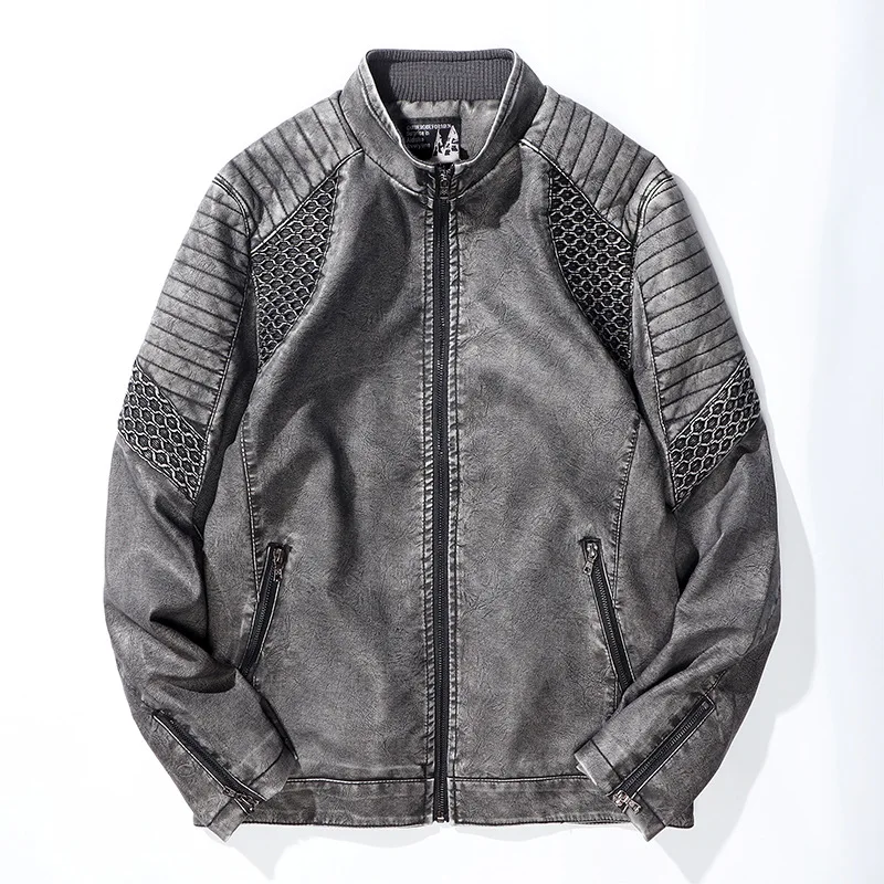 2019 Jacket Man With Wear Male Pilot Jackets Wind Youth Casual Korean Leather Mans Coat |