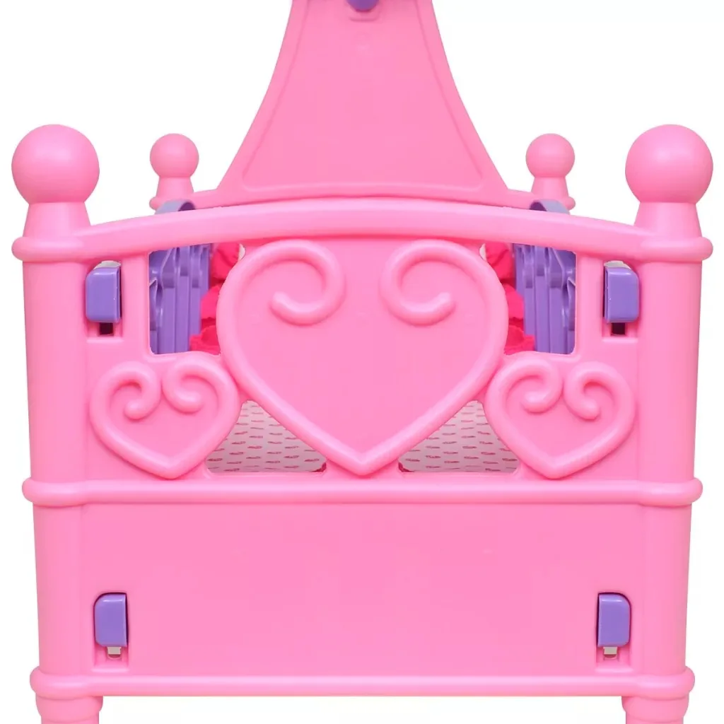 Детская/детская игровая комната игрушка кукла кровать розовый + фиолетовый