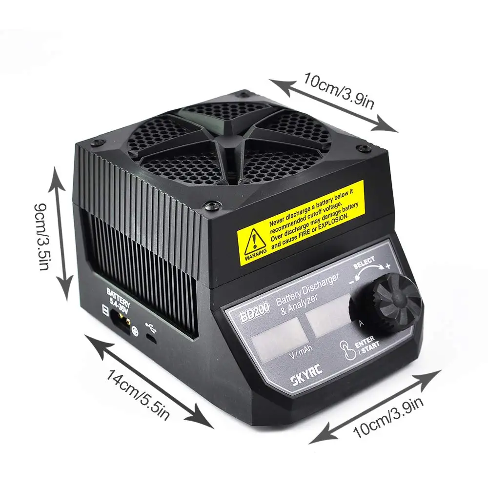 SKYRC BD200 200W 30A 5,4 V-35 V разрядник батареи& анализатор для LiPo LiFe LiHV никель-металл-гидридных и никель-кадмиевых батарея PB