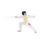 Интересное ограждение, фитнес-наклейка на автомобиль, наклейки в мультяшном стиле, персонализированные декоративные водонепроницаемые солнцезащитные наклейки из ПВХ, 15*10 см