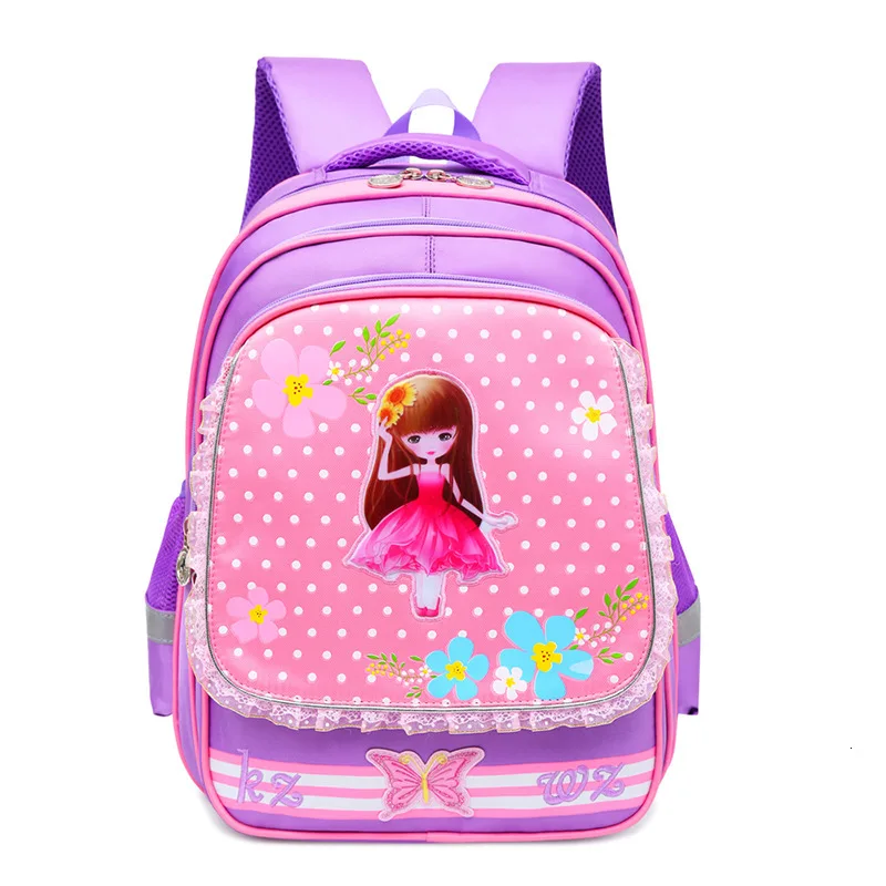 2023 Orthopedic Backpack Children Waterproof School bags Kids Book Bag primay school Backpacks for Girls mochila infantil