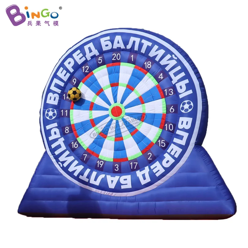 Customized 3x3 meters inflatable dart board for football game / blue shooting outdoor - toys | Игрушки и хобби
